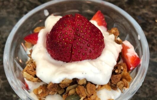 Strawberry Coconut Yogurt Parfait (Gluten-Free, Soy-Free, Dairy-Free)