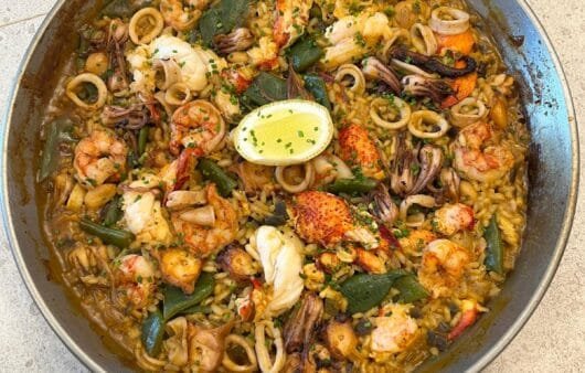 Seafood Paella (Gluten-Free, Soy-Free, Dairy-Free)