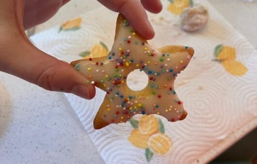 Frosted Sugar Star Cookies (Gluten-Free, Soy-Free, Dairy-Free)