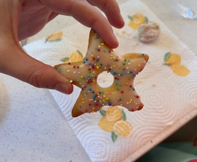 Frosted Sugar Star Cookies (Gluten-Free, Soy-Free, Dairy-Free)
