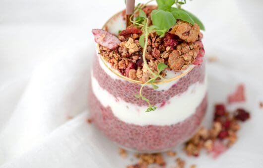 Chia, Hemp Heart & Oatmeal Pudding Cups  (Gluten-Free, Dairy-Free, Soy-Free)