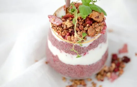 Chia, Hemp Heart & Oatmeal Pudding Cups  (Gluten-Free, Dairy-Free, Soy-Free)