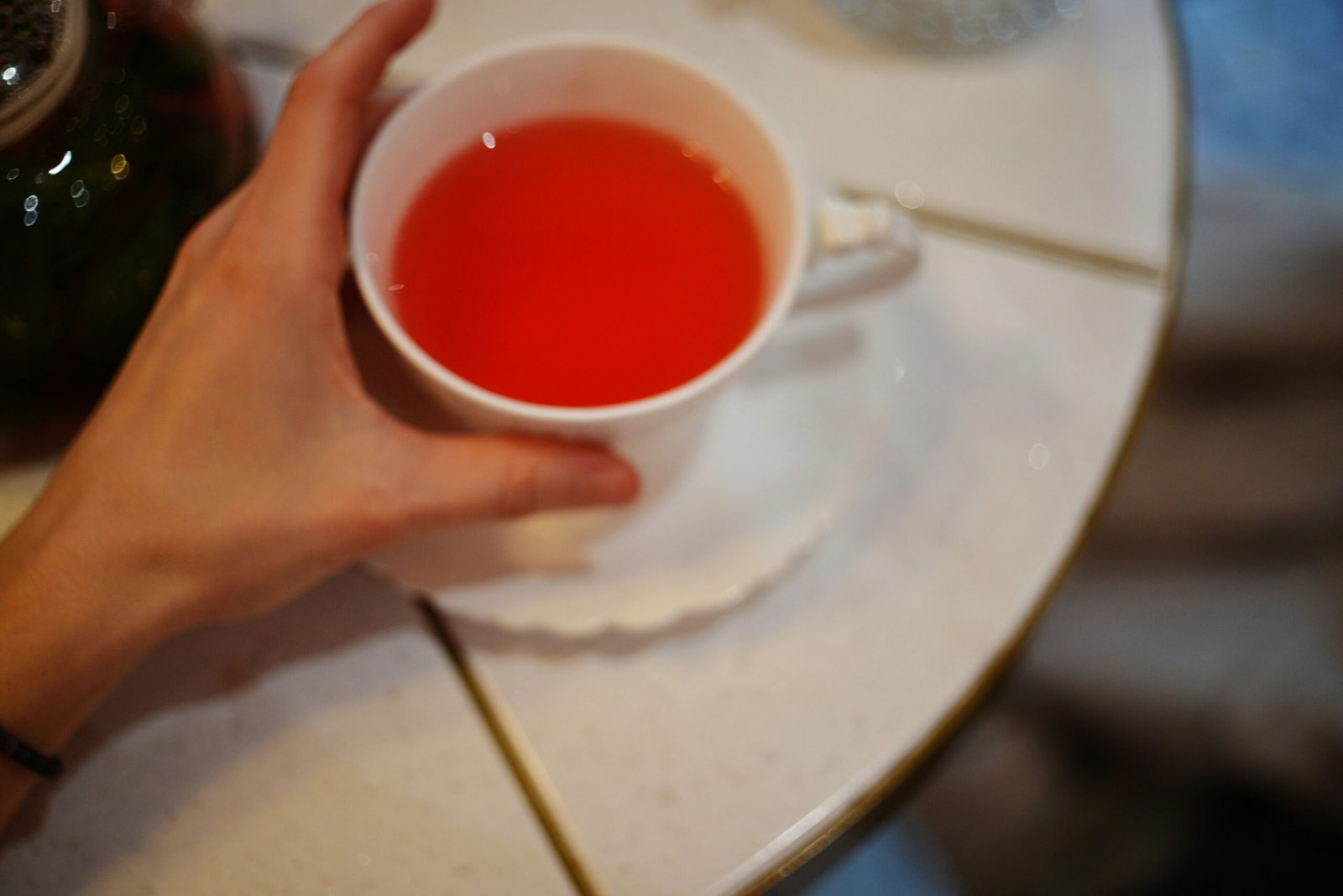 Blood Orange Gin-spired Cold-Steeped Tea with Fresh Plums (Gluten-Free ...