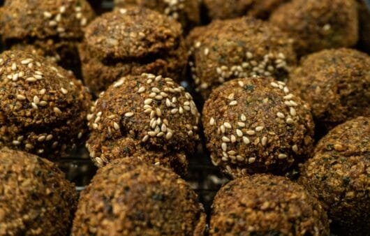 Black Bean & Hemp Heart Falafel with Easy Lemon Aioli (Gluten-Free, Dairy-Free, Soy-Free, Vegan Option Available)