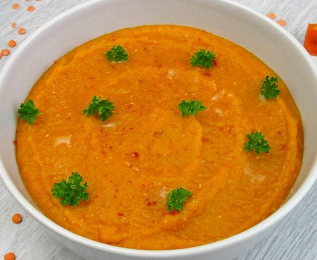 Lentil & Hemp Heart Soup (Gluten-Free, Dairy-Free, Soy-Free, Vegan)