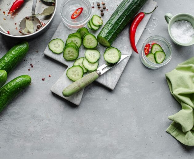 Smashed Cucumber Salad with Hemp Hearts (Gluten-Free, Dairy-Free, Soy-Free)