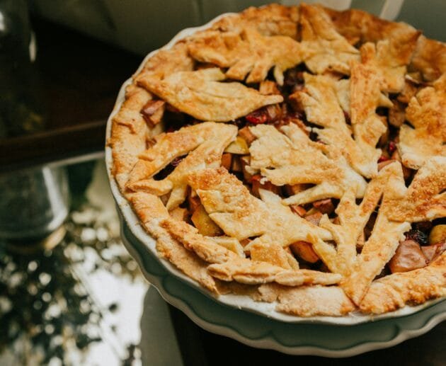 No-Bake Hemp Heart Cranberry Apple Pie (Gluten-Free, Dairy-Free, Soy-Free)